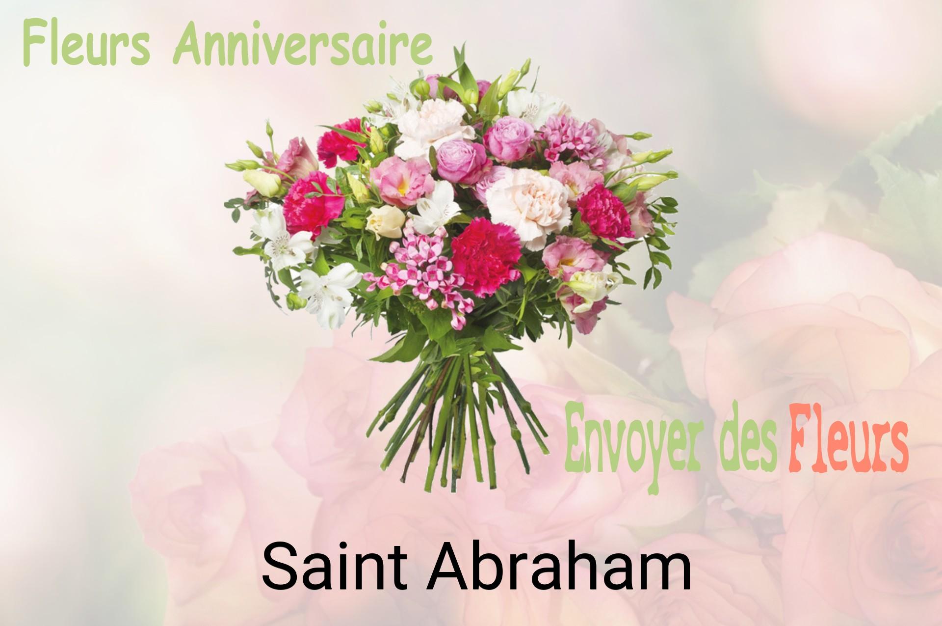 Bouquet de fleurs d’anniversaire livré à Saint-Abraham