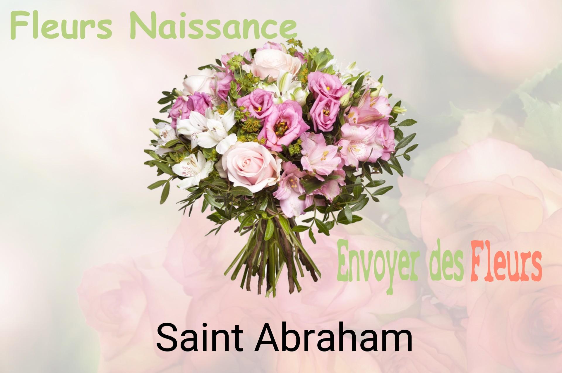 Bouquet de fleurs de naissance livré à Saint-Abraham